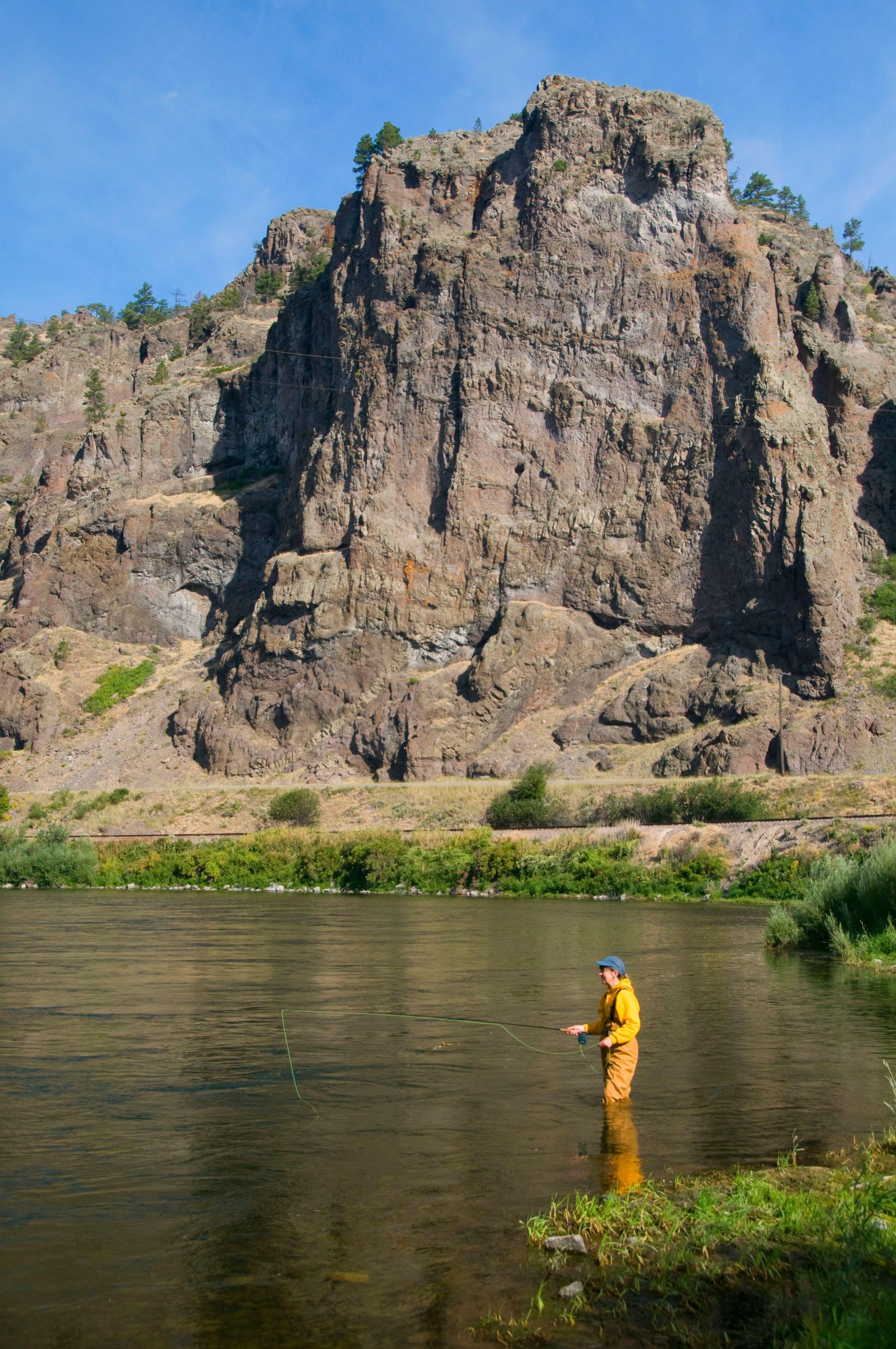 Woman fly fishing on the Missimg/lcgc-001.jpgouri River